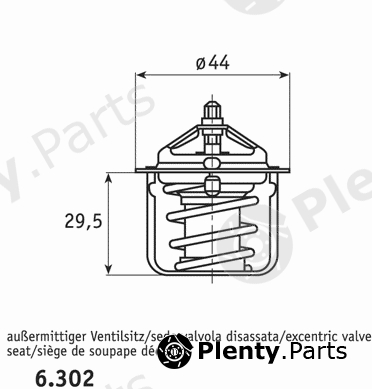  BEHR THERMOT-TRONIK part 6.302.88 (630288) Thermostat, coolant