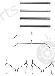  FERODO part FBA508 Accessory Kit, disc brake pads