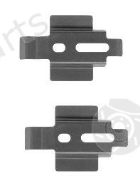  FERODO part FBA522 Accessory Kit, disc brake pads