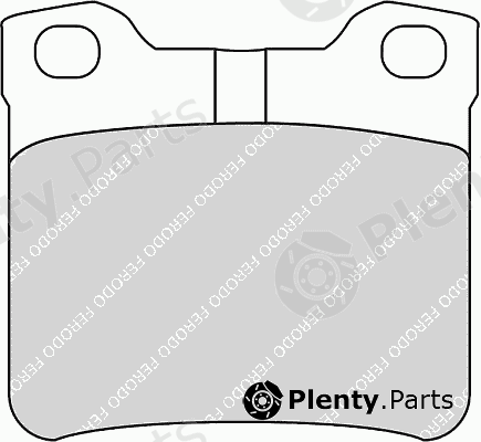  FERODO part FSL1415 Brake Pad Set, disc brake