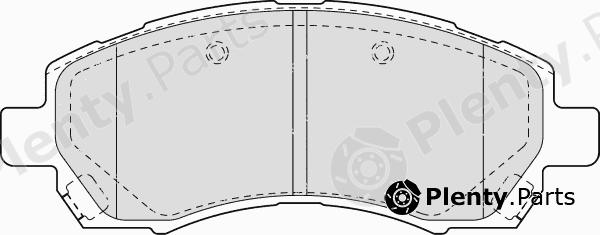  FERODO part FSL1612 Brake Pad Set, disc brake