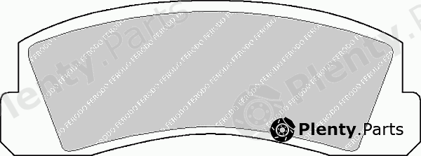  FERODO part FDB195 Brake Pad Set, disc brake