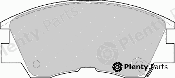  FERODO part FSL556 Brake Pad Set, disc brake
