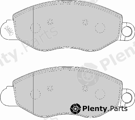  FERODO part FVR1461 Brake Pad Set, disc brake
