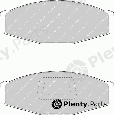  FERODO part FVR321 Brake Pad Set, disc brake