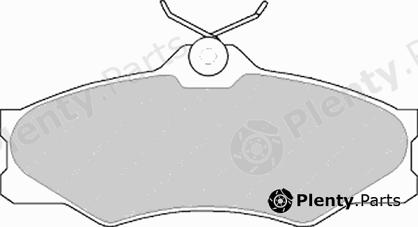  FERODO part FVR517 Brake Pad Set, disc brake
