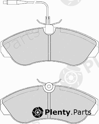  FERODO part FVR968 Brake Pad Set, disc brake