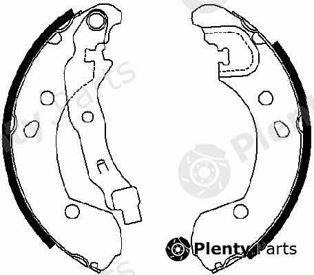  FERODO part FSB649 Brake Shoe Set