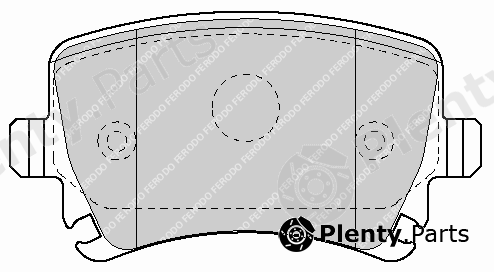  FERODO part FDB1636 Brake Pad Set, disc brake