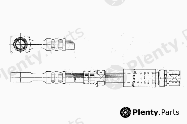  FERODO part FHY2237 Brake Hose