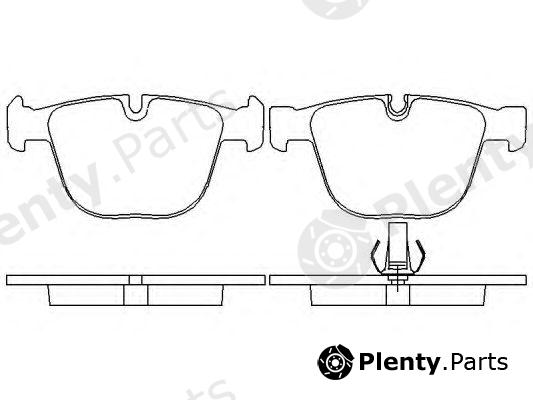  BREMBO part P06026 Brake Pad Set, disc brake