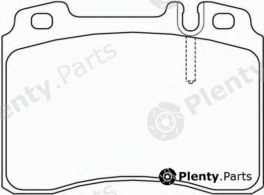  BREMBO part P50022 Brake Pad Set, disc brake