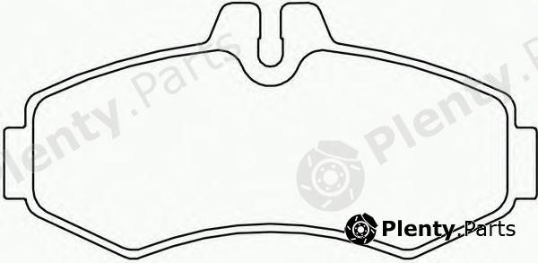  BREMBO part P50031 Brake Pad Set, disc brake
