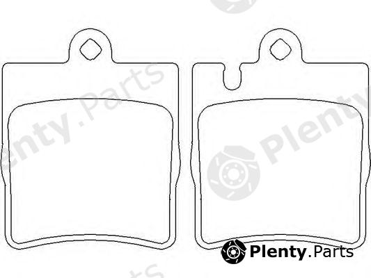  BREMBO part P50033 Brake Pad Set, disc brake