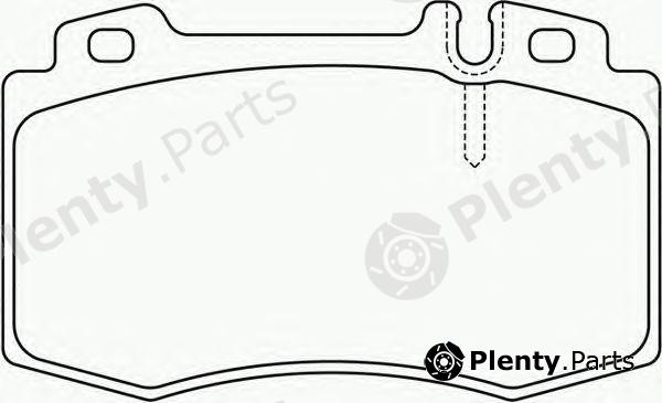  BREMBO part P50041 Brake Pad Set, disc brake
