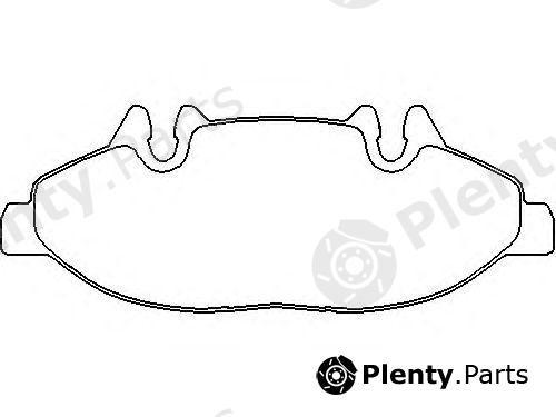  BREMBO part P50050 Brake Pad Set, disc brake