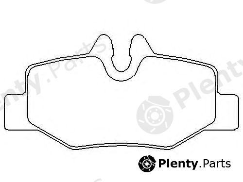  BREMBO part P50051 Brake Pad Set, disc brake