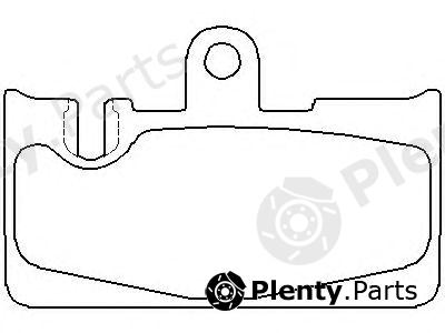  BREMBO part P83059 Brake Pad Set, disc brake