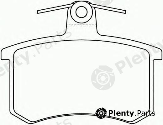  BREMBO part P85013 Brake Pad Set, disc brake