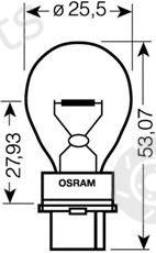  OSRAM part 3156 Bulb, auxiliary stop light