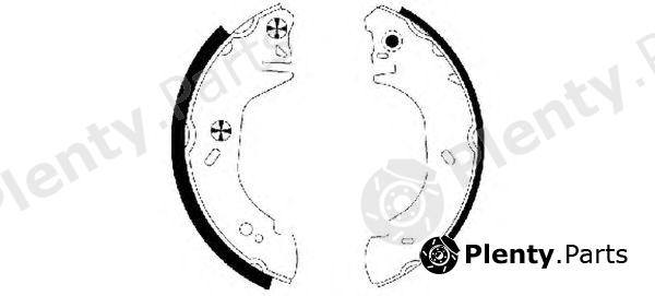  MINTEX part MFR492 Brake Shoe Set