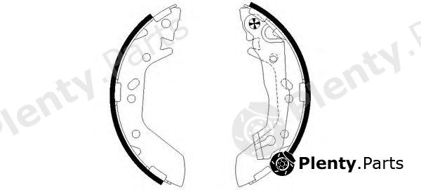  MINTEX part MFR496 Brake Shoe Set