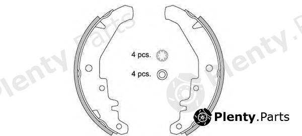  MINTEX part MFR490 Brake Shoe Set