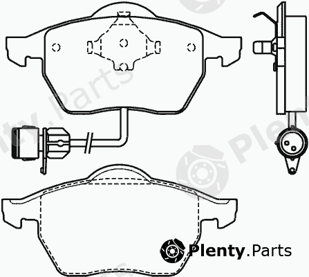  MINTEX part MDB1531 Brake Pad Set, disc brake