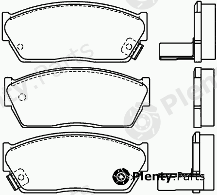  MINTEX part MDB1244 Brake Pad Set, disc brake