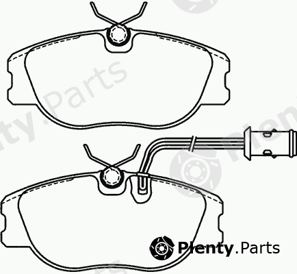  MINTEX part MDB1391 Brake Pad Set, disc brake