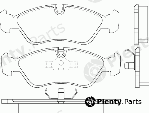 MINTEX part MDB1386 Brake Pad Set, disc brake