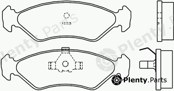  MINTEX part MDB1404 Brake Pad Set, disc brake