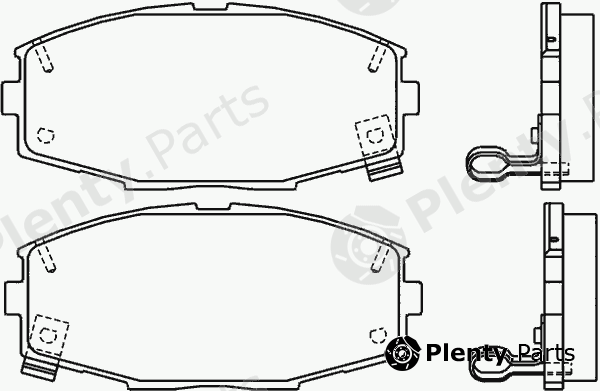 MINTEX part MDB1321 Brake Pad Set, disc brake