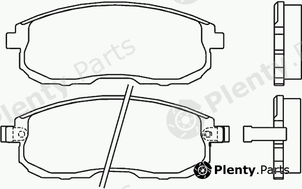  MINTEX part MDB1451 Brake Pad Set, disc brake