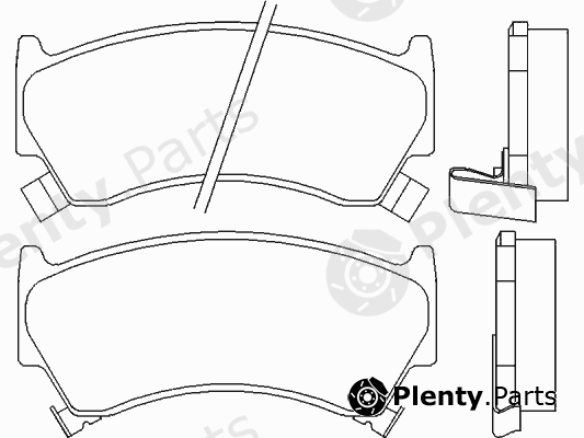  MINTEX part MDB2144 Brake Pad Set, disc brake