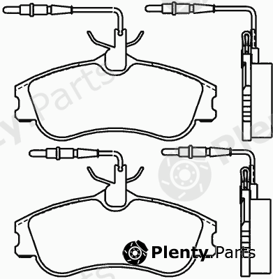  MINTEX part MDB1812 Brake Pad Set, disc brake