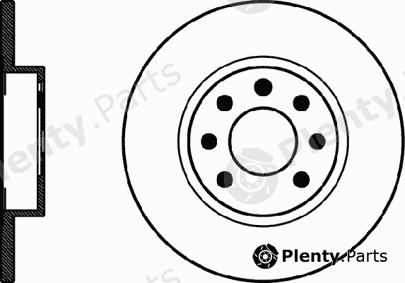  MINTEX part MDC732 Brake Disc