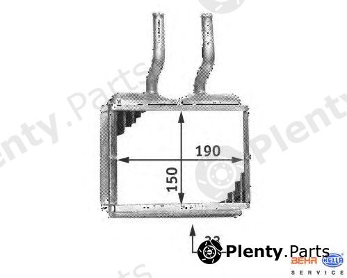  HELLA part 8FH351313-021 (8FH351313021) Heat Exchanger, interior heating