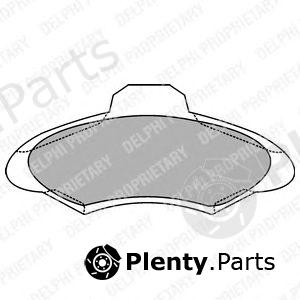  DELPHI part LP1139 Brake Pad Set, disc brake