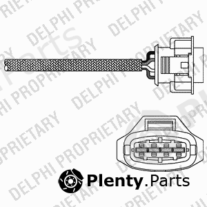  DELPHI part ES20284-12B1 (ES2028412B1) Lambda Sensor
