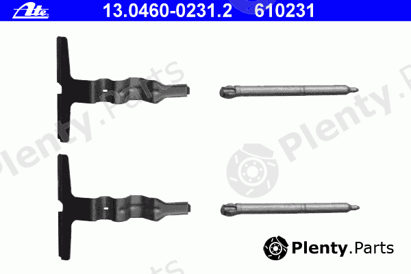  ATE part 13.0460-0231.2 (13046002312) Accessory Kit, disc brake pads
