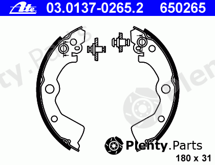  ATE part 03.0137-0265.2 (03013702652) Brake Shoe Set