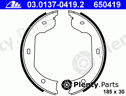  ATE part 03.0137-0419.2 (03013704192) Brake Shoe Set, parking brake