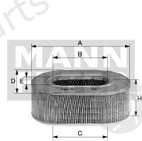  MANN-FILTER part C45173/1 (C451731) Air Filter