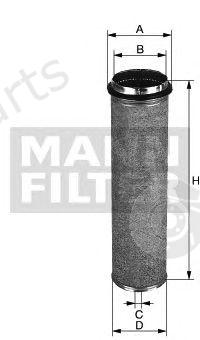  MANN-FILTER part CF2100/1 (CF21001) Secondary Air Filter