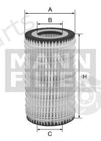  MANN-FILTER part HU718/5x (HU7185X) Oil Filter