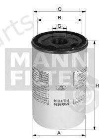  MANN-FILTER part LB719/2 (LB7192) Filter, compressed air system