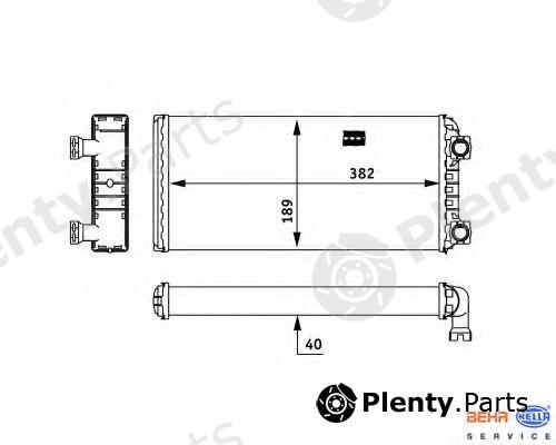  BEHR part 8FH351312-591 (8FH351312591) Heat Exchanger, interior heating