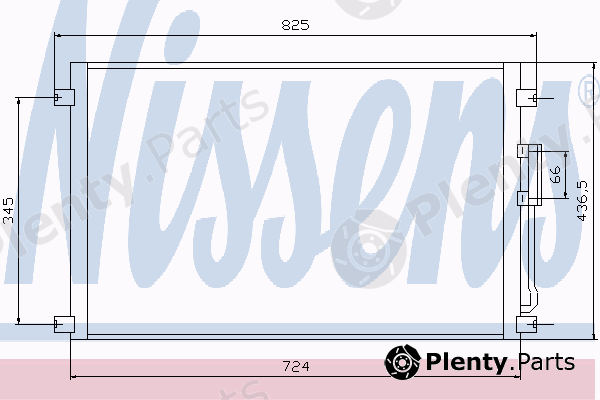  NISSENS part 94557 Condenser, air conditioning