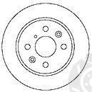 MAPCO part 15570 Brake Disc